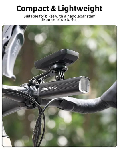 Стойка за велосипеден компютър ROCKBROS за Garmin Bryton Wahoo GPS държач за кормило алуминий