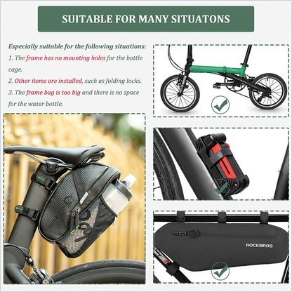 Водоустойчива велосипедна чанта ROCKBROS C7-1 с държач за бутилка