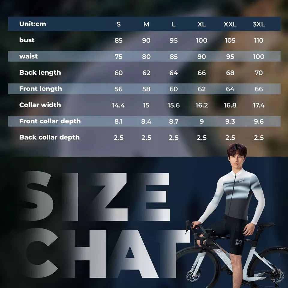 ROCKBROS мъжко колоездачно трико, велосипедно трико с дълъг ръкав, велосипедно трико за колоездене, колоездене, MTB, шосеен велосипед, велосипедно облекло, дишащо, бързосъхнещо