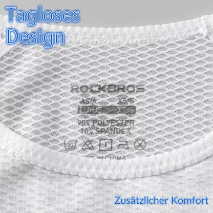 Риза с дълъг ръкав ROCKBROS, дамска тениска за колоездене, дишаща, бързосъхнеща, велосипедно облекло, дамска, подходяща за бягане, тенис, туризъм, базова спортна долна тениска