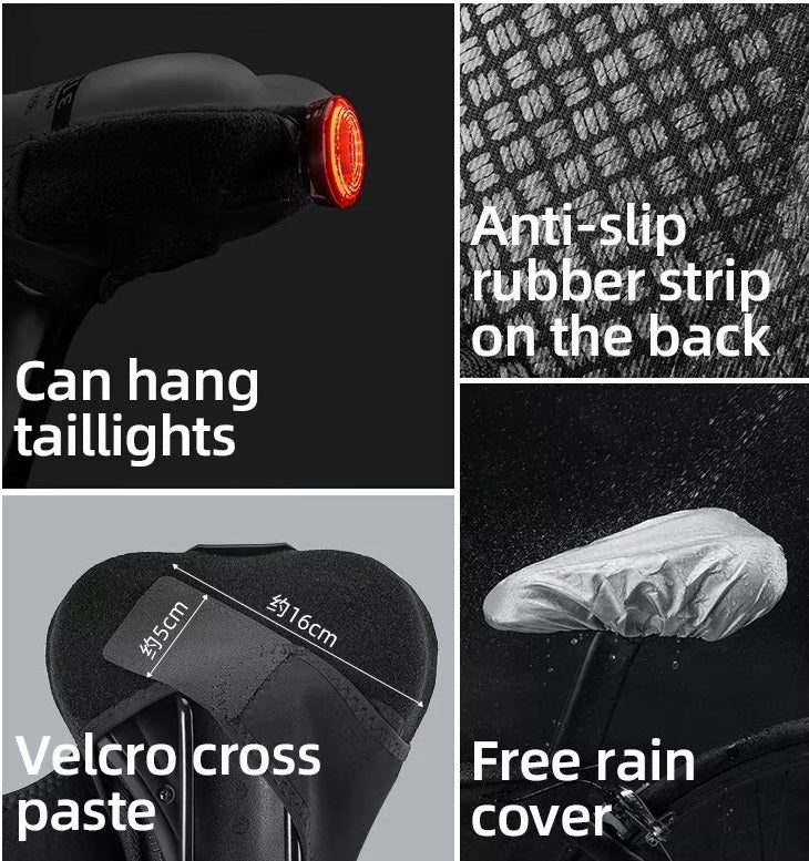 Калъф за седло за велосипед ROCKBROS Гел седло дишащо покривало за седло за велосипед