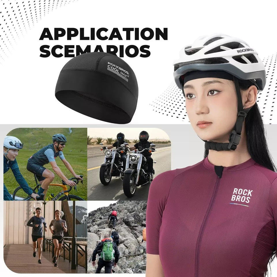 ROCKBROS велосипедна шапка COOLMAX под шапка велосипедна каска шапка велосипедна шапка лятна UPF50+