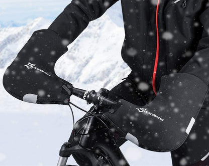 Ръкавици за кормило ROCKBROS D16-B Зимни топлинни ветроустойчиви маншети за кормило за велосипеди Водоотблъскващи