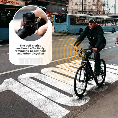 ROCKBROS велосипед звънец кормило класически, планински велосипед ретро велосипед звънец силен звънец велосипед мед велосипед звънец за 22-34 mm