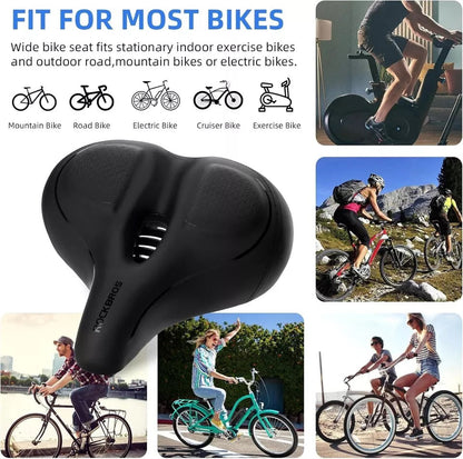 ROCKBROS Широко седло за велосипед за велоергометър/велосипед Peloton Bike Seat