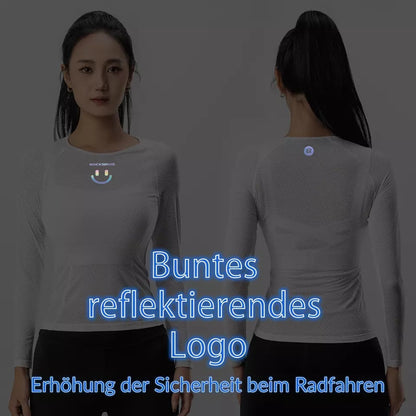 Риза с дълъг ръкав ROCKBROS, дамска тениска за колоездене, дишаща, бързосъхнеща, велосипедно облекло, дамска, подходяща за бягане, тенис, туризъм, базова спортна долна тениска