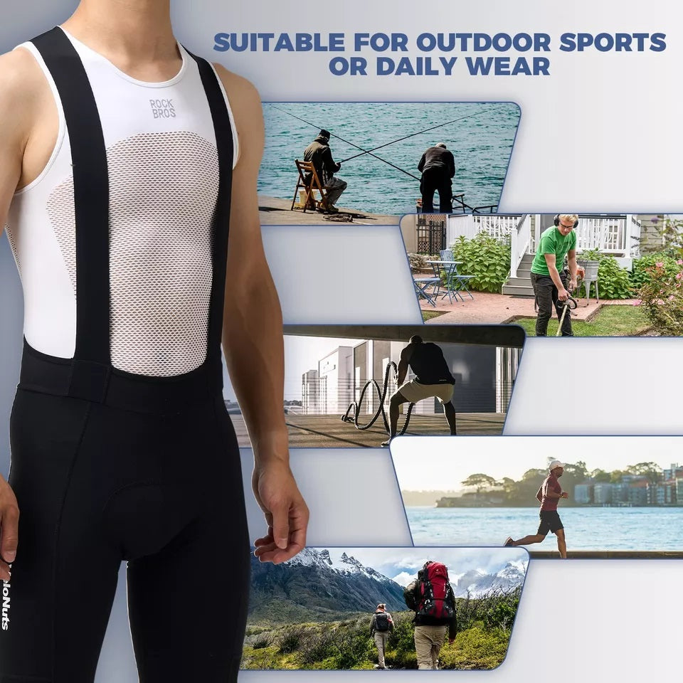 Мъжки летен спортен потник ROCKBROS велосипедна долна тениска без ръкави