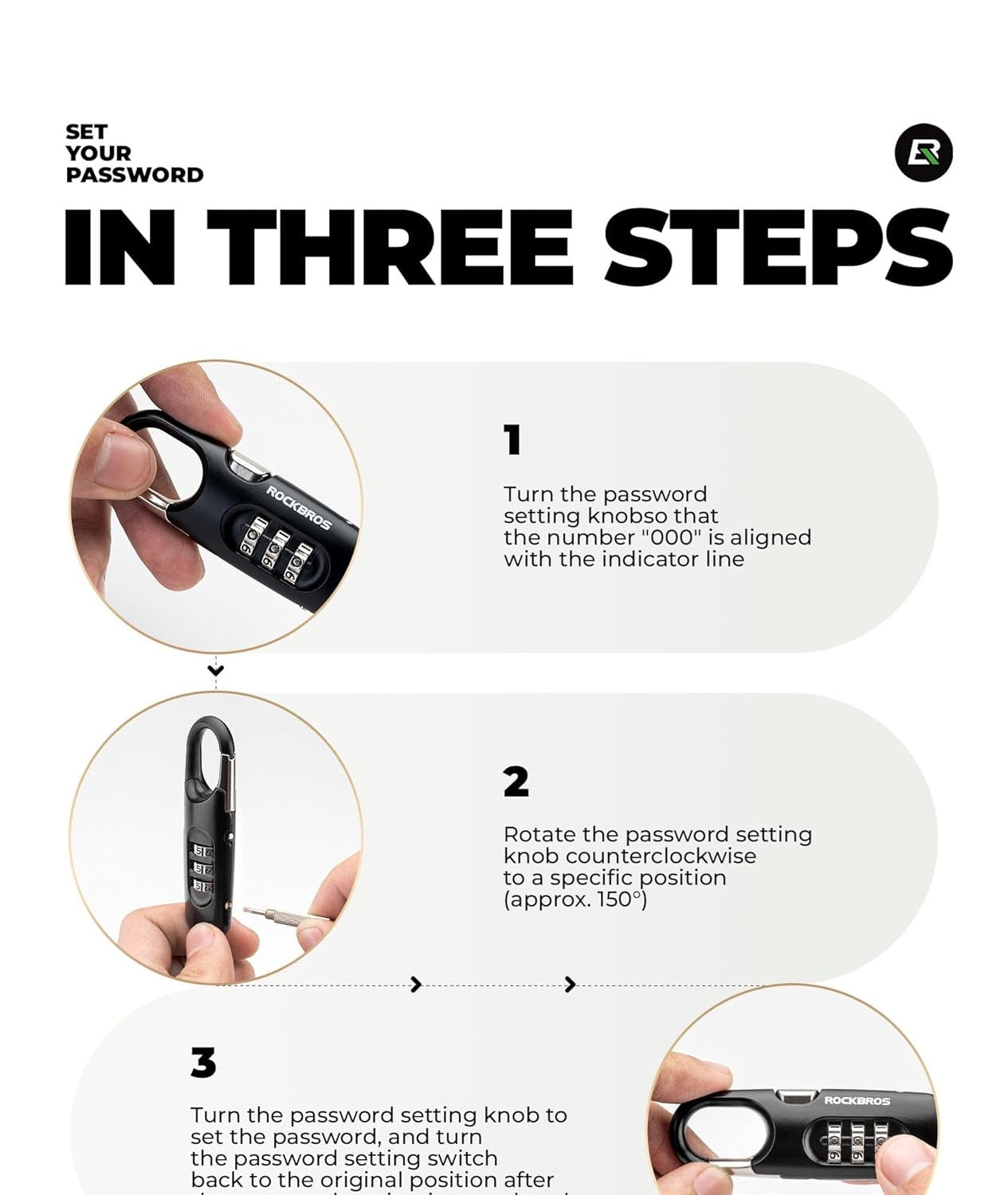 ROCKBROS велосипедна ключалка кабелна ключалка 150 см с цифров код против кражба за велосипед скутер бебешка количка червен / черен