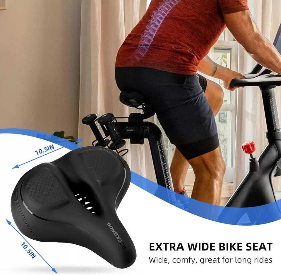 ROCKBROS Широко седло за велосипед за велоергометър/велосипед Peloton Bike Seat