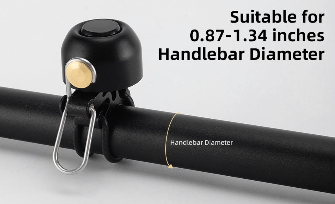 ROCKBROS велосипед звънец кормило класически, планински велосипед ретро велосипед звънец силен звънец велосипед мед велосипед звънец за 22-34 mm