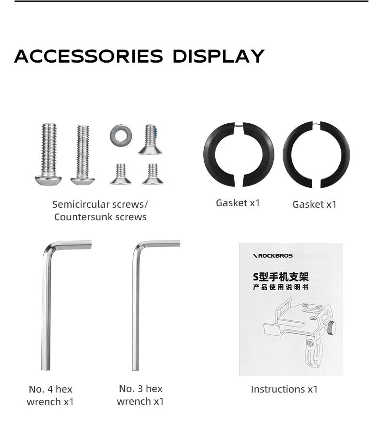 ROCKBROS велосипед държач за мобилен телефон държач за телефон на кормилото за смартфон 4,7-7,09 инча