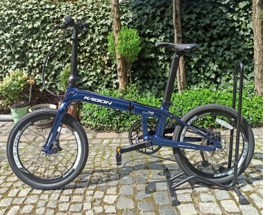 KABON Градски сгъваем велосипед карбон Shimano Altus 9S 20 инча