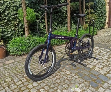 KABON Градски сгъваем велосипед карбон Shimano Altus 9S 20 инча