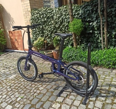 KABON Градски сгъваем велосипед карбон Shimano Altus 9S 20 инча