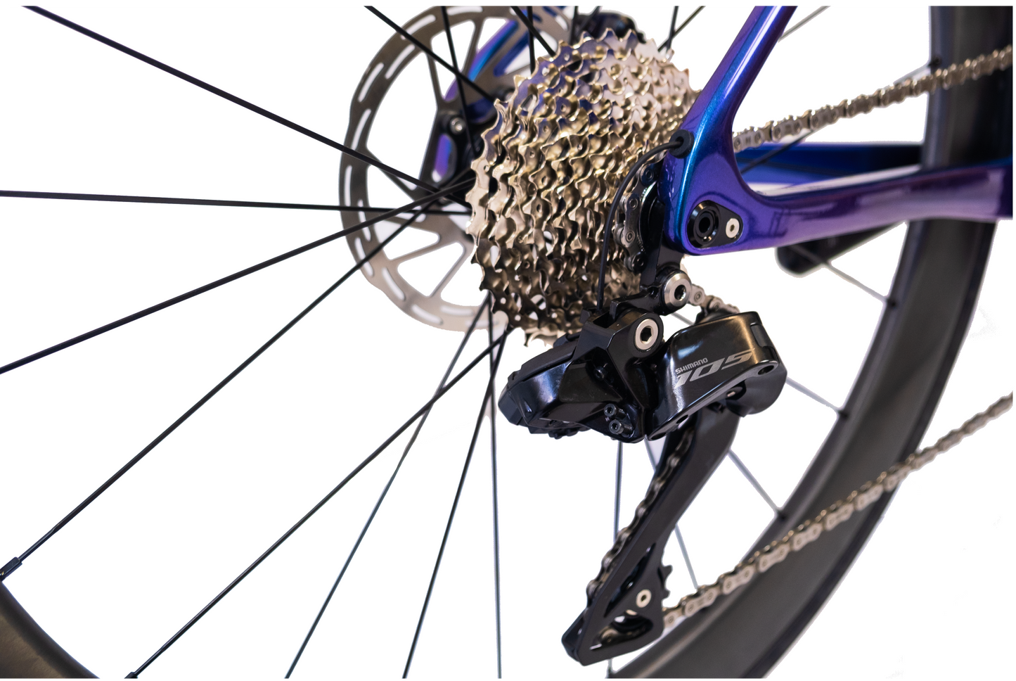 RINOS Карбонов Шосеен Велосипед Odin 6.1 Shimano 105 Di2, 24 скорости