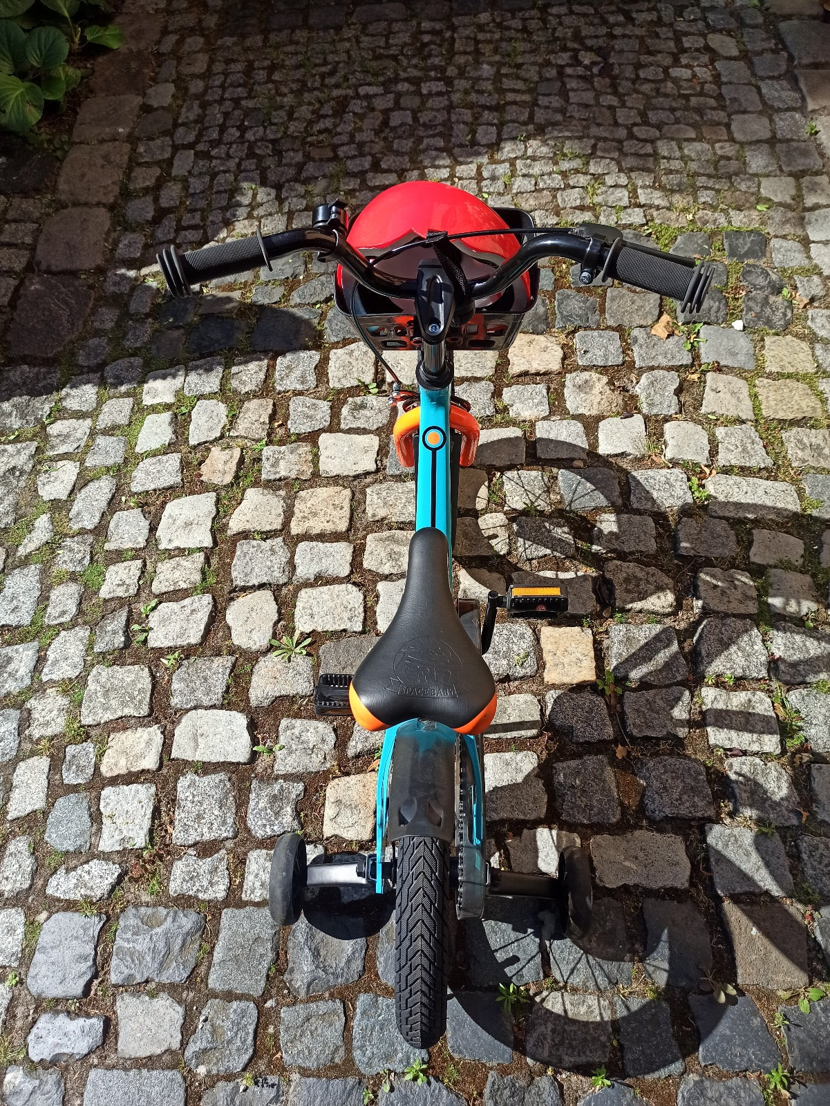 Детско колело SKYS от 3 до 9 години 14/16/18 цола синьо оранжево