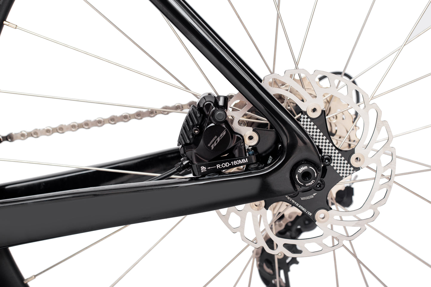 Шосеен велосипед RINOS Carbon 700C Shimano 105 R7120 Odin 4.0