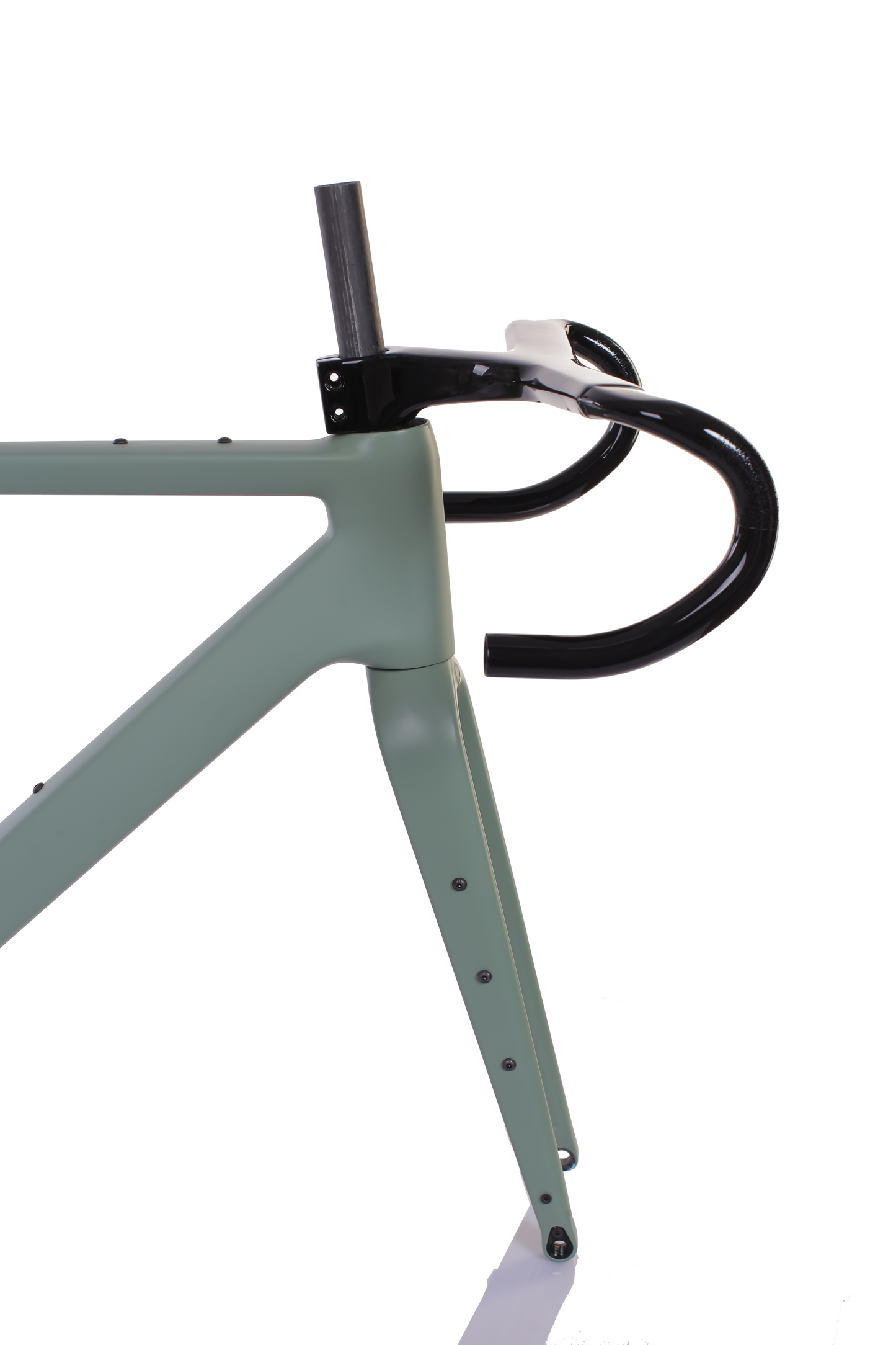 Комплект рамка RINOS с вилка за седалка, кормило, въглеродни влакна T800