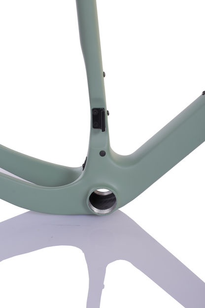 Комплект рамка RINOS с вилка за седалка, кормило, въглеродни влакна T800