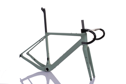 Комплект рамка RINOS с вилка за седалка, кормило, въглеродни влакна T800