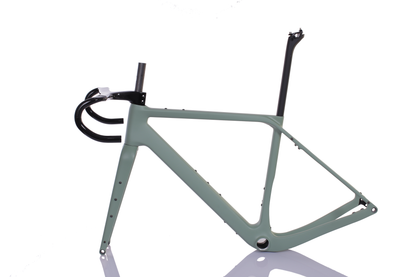 Комплект рамка RINOS с вилка за седалка, кормило, въглеродни влакна T800