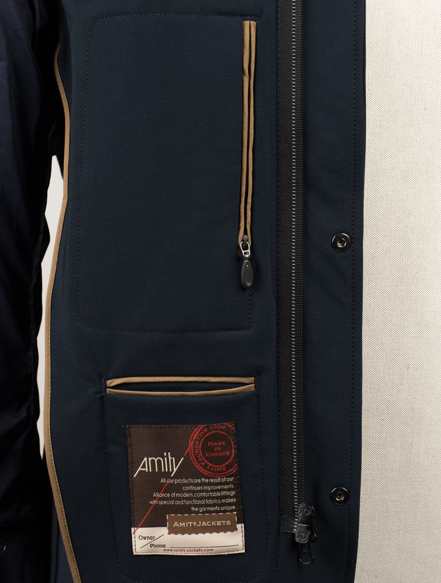 Велосипедно мъжко палто Amity Leon Dryskin