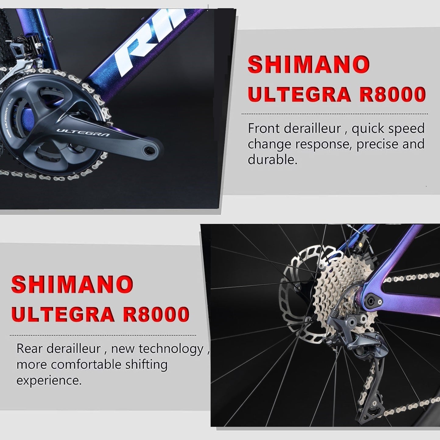 Шосеен велосипед RINOS Carbon Odin 5.0, Shimano Ultegra R8000