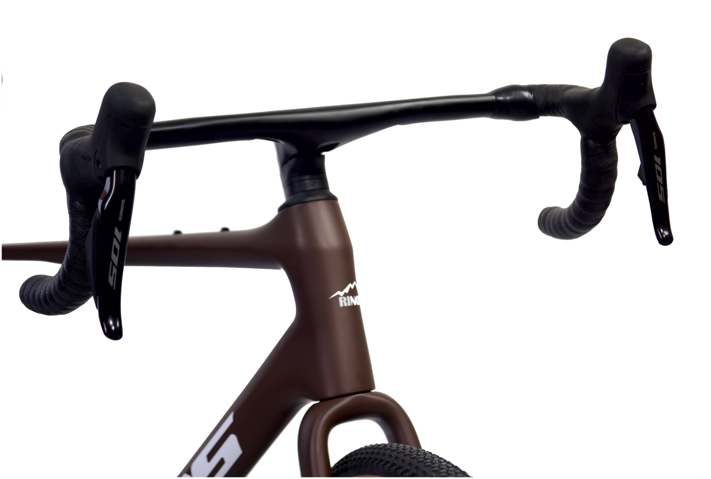 RINOS Карбонов Гравел Sandman8.0 Shimano 105 Di2 Кафе