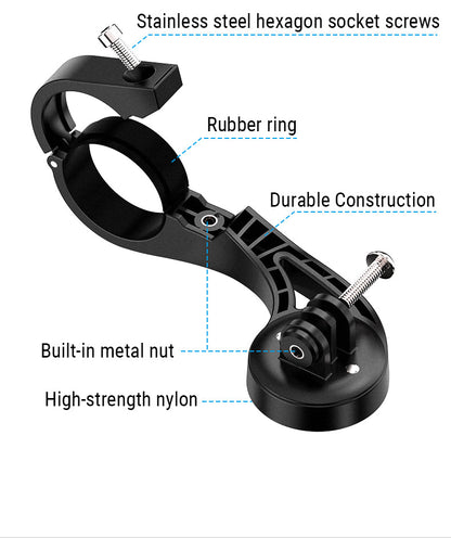 TOWILD AS90 Многофункционална удължителна стойка за монтиране на фенерче или компютърна светлина или GoPro/GARMIN/XOSS/iGPSport