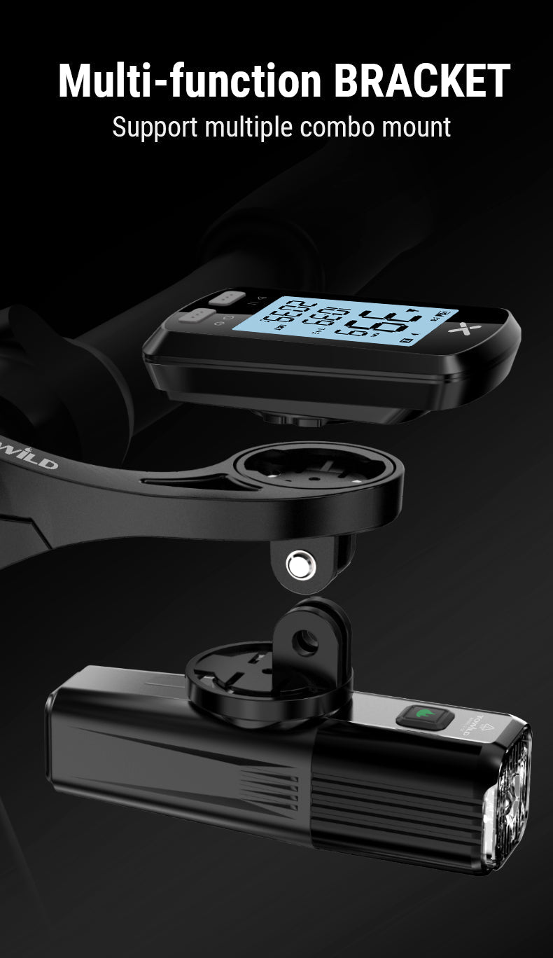 TOWILD AS90 Многофункционална удължителна стойка за монтиране на фенерче или компютърна светлина или GoPro/GARMIN/XOSS/iGPSport