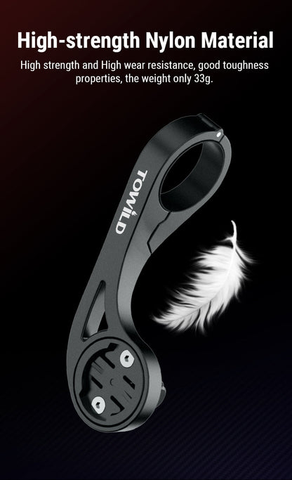 TOWILD AS90 Многофункционална удължителна стойка за монтиране на фенерче или компютърна светлина или GoPro/GARMIN/XOSS/iGPSport