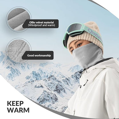 Qunature Balaclava Winter Warm Balaclava Thermal Windproof Balaclava Ski Mask за дейности на открито, като колоездене, мотоциклет, сноуборд, ски, топло за врат за жени/мъже, унисекс