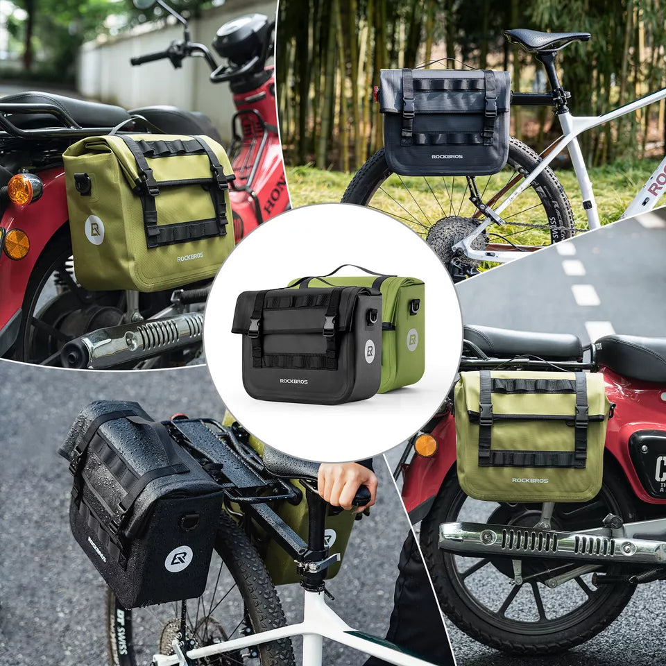 Чанта за багаж ROCKBROS велосипед/мото 600D pannier 9-15L водоотблъскваща
