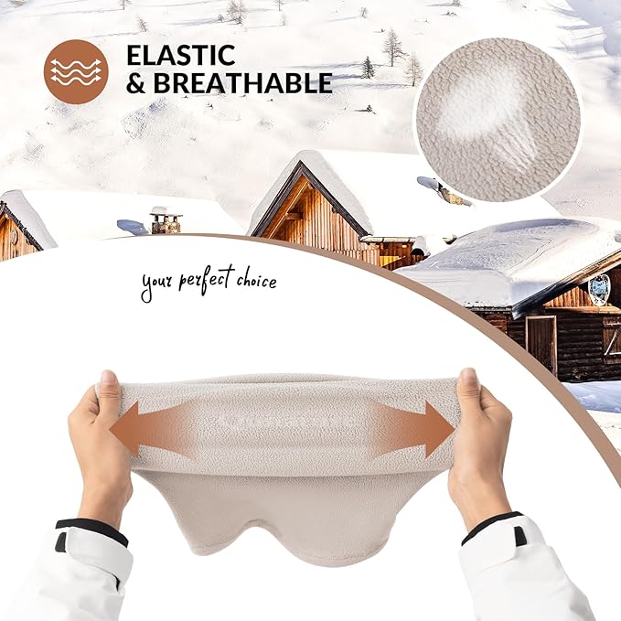 Qunature Balaclava Winter Warm Balaclava Thermal Windproof Balaclava Ski Mask за дейности на открито, като колоездене, мотоциклет, сноуборд, ски, топло за врат за жени/мъже, унисекс