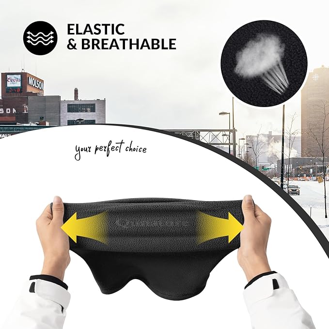 Qunature Balaclava Winter Warm Balaclava Thermal Windproof Balaclava Ski Mask за дейности на открито, като колоездене, мотоциклет, сноуборд, ски, топло за врат за жени/мъже, унисекс