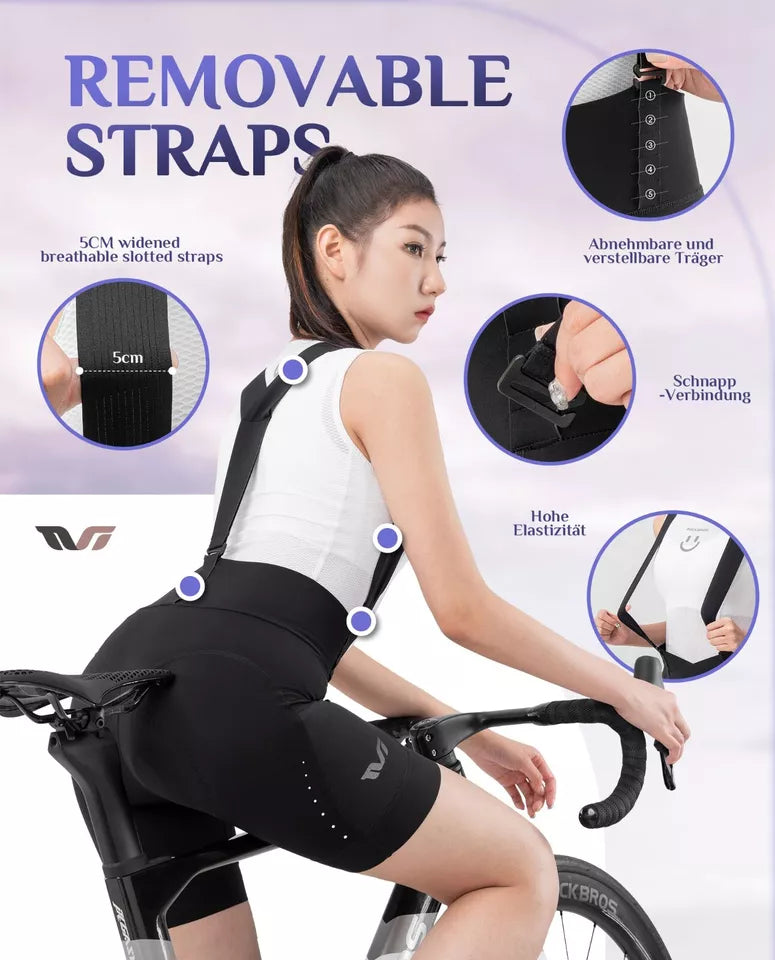 Велосипедни шорти ROCKBROS дамски велосипедни шорти с подплата