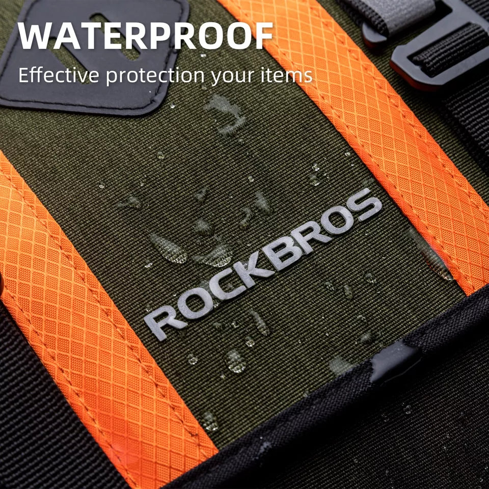 ROCKBROS 2.5L-4L чанта за кормило предна велосипедна чанта Cross bag с презрамка зелена