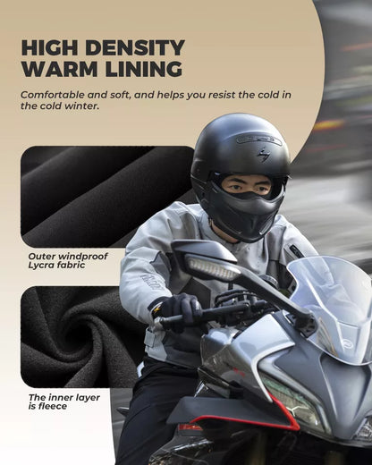 ROCKBROS Покривало за глава на мотоциклет Балаклава Топли велосипедни балаклави от полар