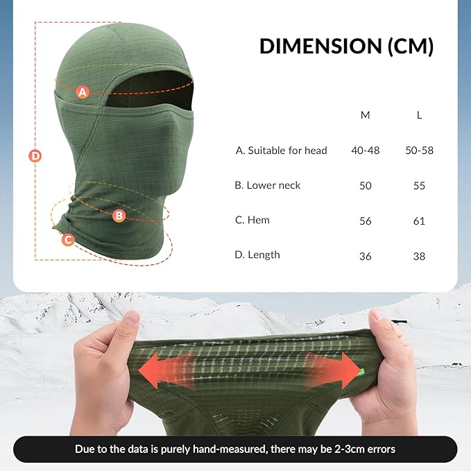 Qunature Balaclava зимна ски маска Balaclava ски мотоциклет маска за лице жени/мъже топла ветроустойчива дишаща балаклава за спортове на открито ски сноуборд колоездене