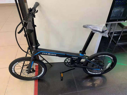 KABON Градски сгъваем велосипед карбон Shimano Altus 9S 20 инча