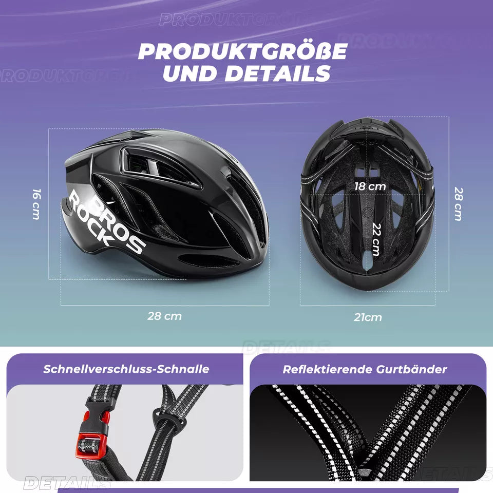 ROCKBROS велосипедна каска Каска за шосеен велосипед 58-62CM унисекс възрастни за MTB каска за шосеен велосипед