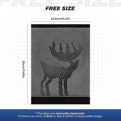 Qunature Мултифункционален шал Тръбен шал Зимен шал за врата Ветроустойчив Еластичен дишащ Топло за врат Жени и мъже за Спорт на открито Ски Бягане Колоездене Туризъм