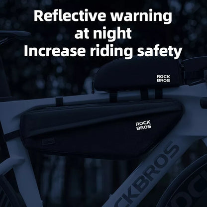 ROCKBROS велосипедна чанта рамка чанта подвижна триъгълна чанта за MTB 2.9L
