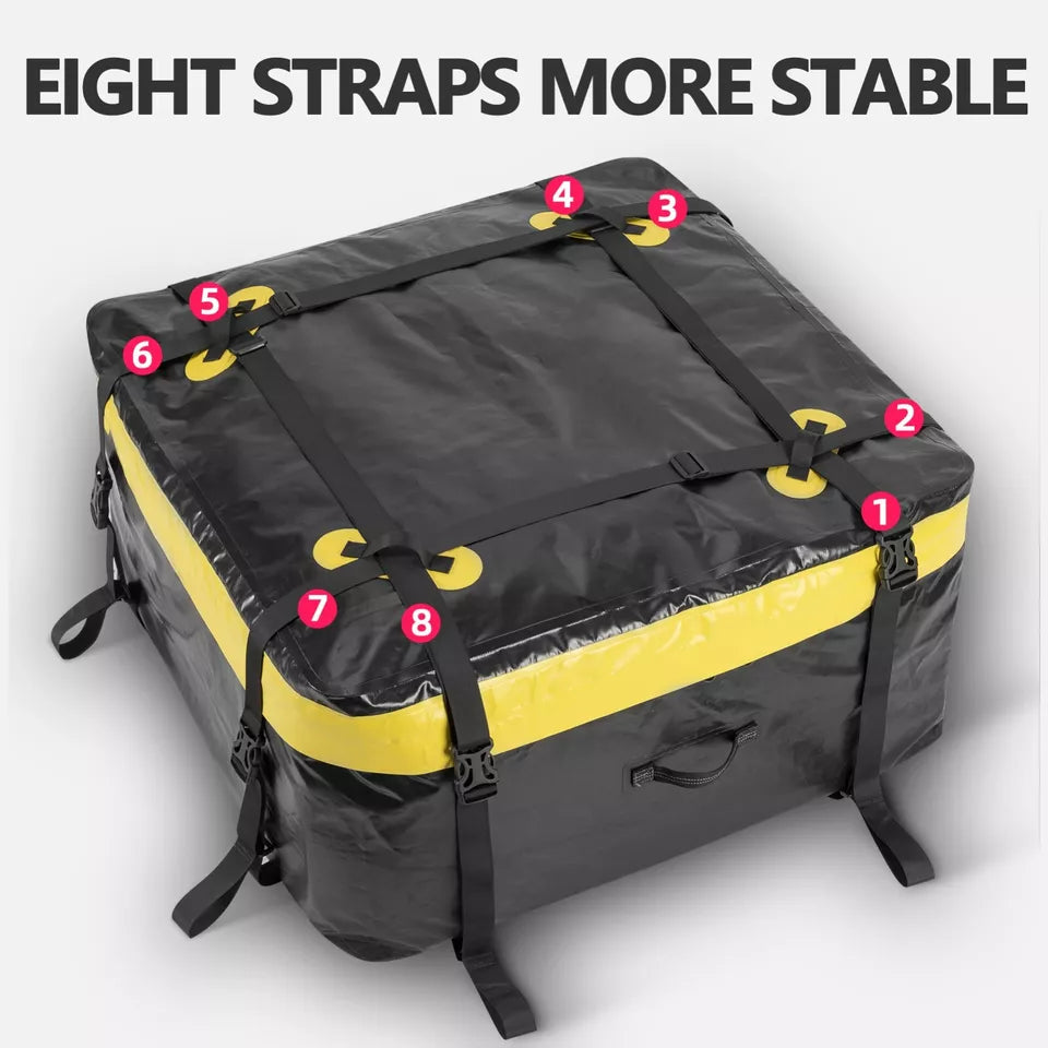 ROCKBROS 300L чанта за покрив за кола водоустойчива чанта за багаж за кола сгъваема PVC кутия