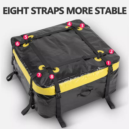 ROCKBROS 300L чанта за покрив за кола водоустойчива чанта за багаж за кола сгъваема PVC кутия