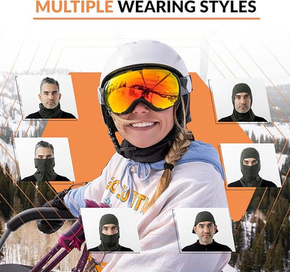 Qunature Balaclava Balaclava Зимна ски маска Ветроустойчива дишаща маска за лице M/L за спортове на открито Ски Колоездене Сноуборд Мотоциклет Жени/Мъже