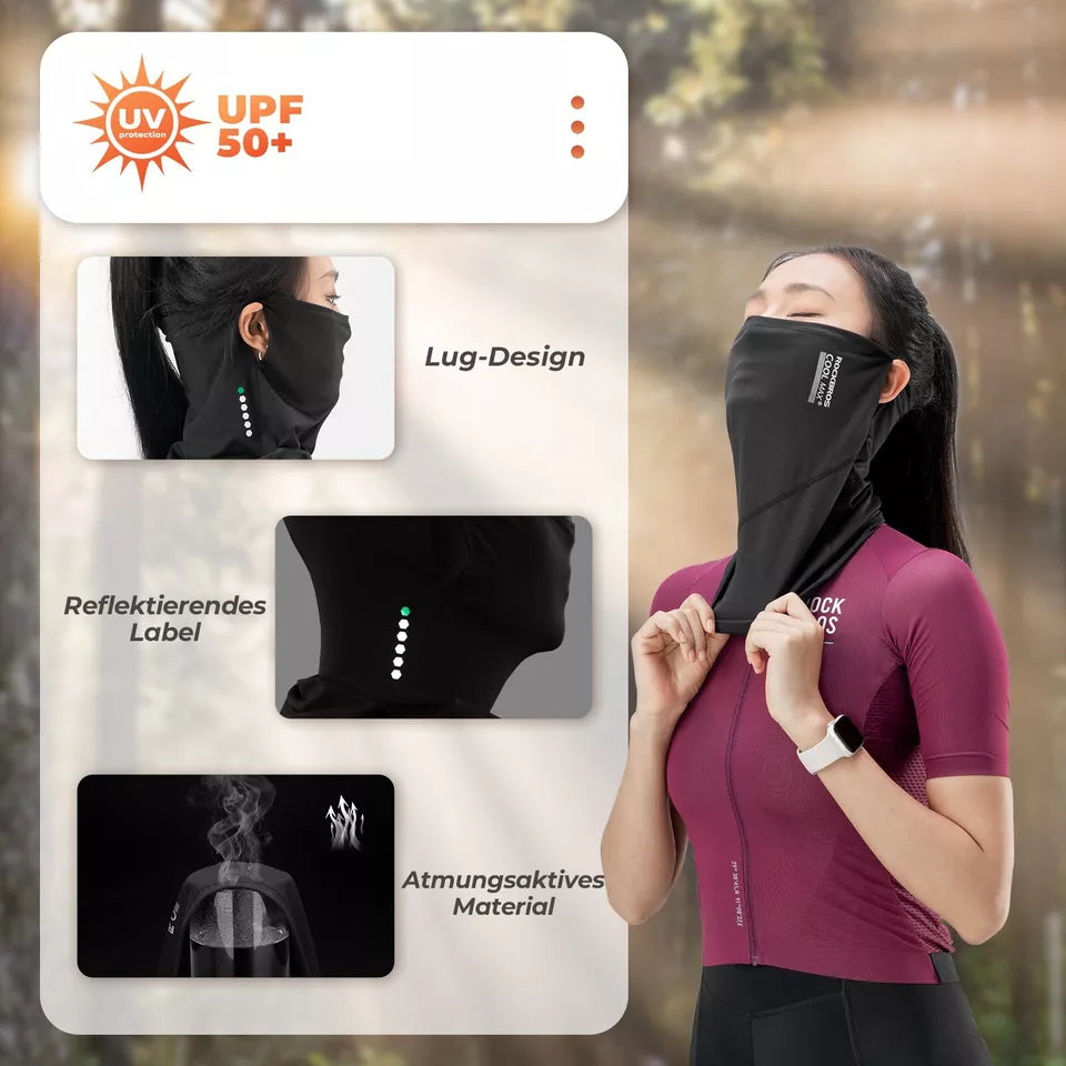 Лятна мултифункционална кърпа ROCKBROS COOLMAX Wrap UPF50+ Маска за велосипед/мотоциклет