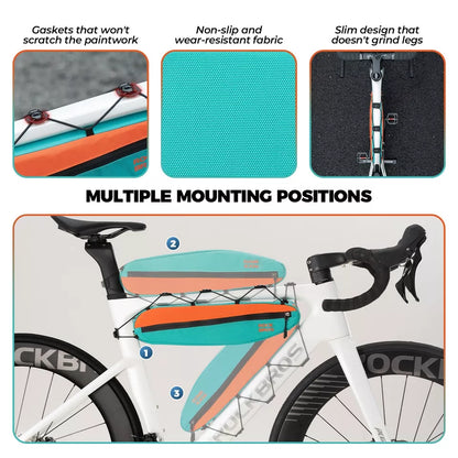 ROCKBROS велосипедна чанта рамка чанта надолу тръба