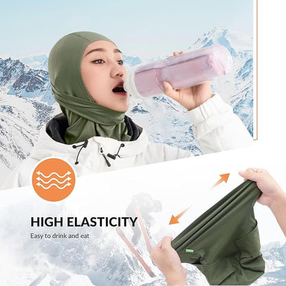 Qunature Balaclava Balaclava Зимна ски маска Ветроустойчива дишаща маска за лице M/L за спортове на открито Ски Колоездене Сноуборд Мотоциклет Жени/Мъже