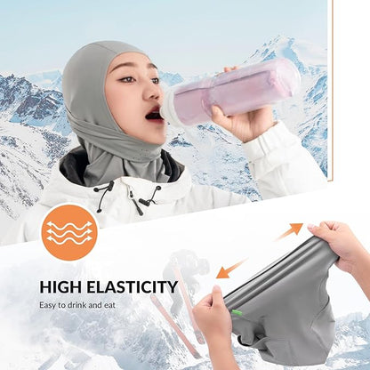 Qunature Balaclava Balaclava Зимна ски маска Ветроустойчива дишаща маска за лице M/L за спортове на открито Ски Колоездене Сноуборд Мотоциклет Жени/Мъже
